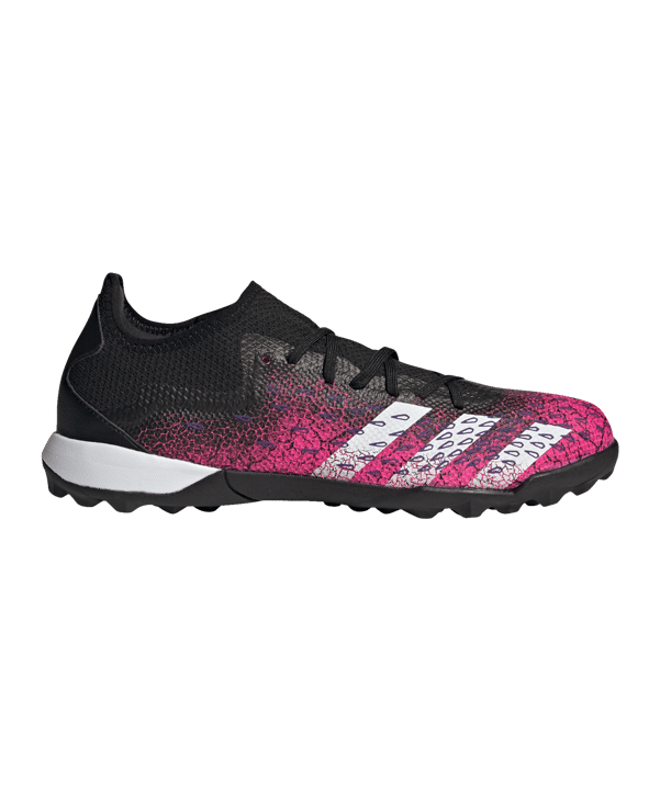 adidas Predator FREAK.3 L TF Superspectral Schwarz Weiss Pink - schwarz