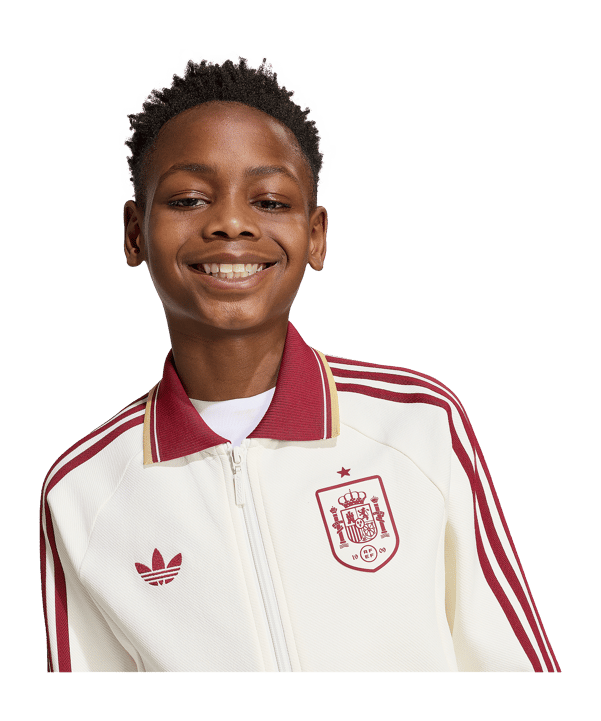 adidas Originals FEF Spanien Anthem Jacke Kids Weiß - weiss