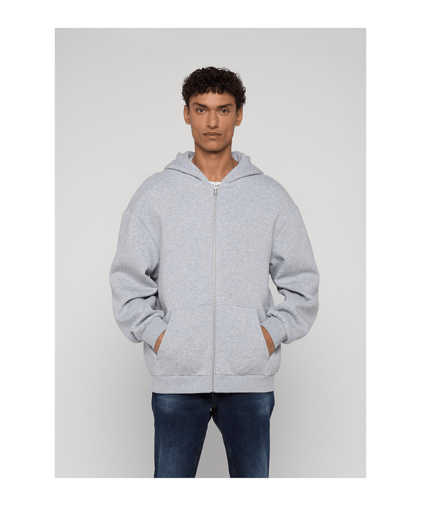 Urban Classic Fluffy Kapuzenjacke Grau - grau
