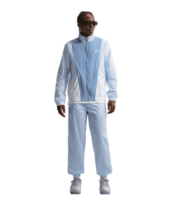 Nike Club Woven Trainingspak Blauw K407 - blauw