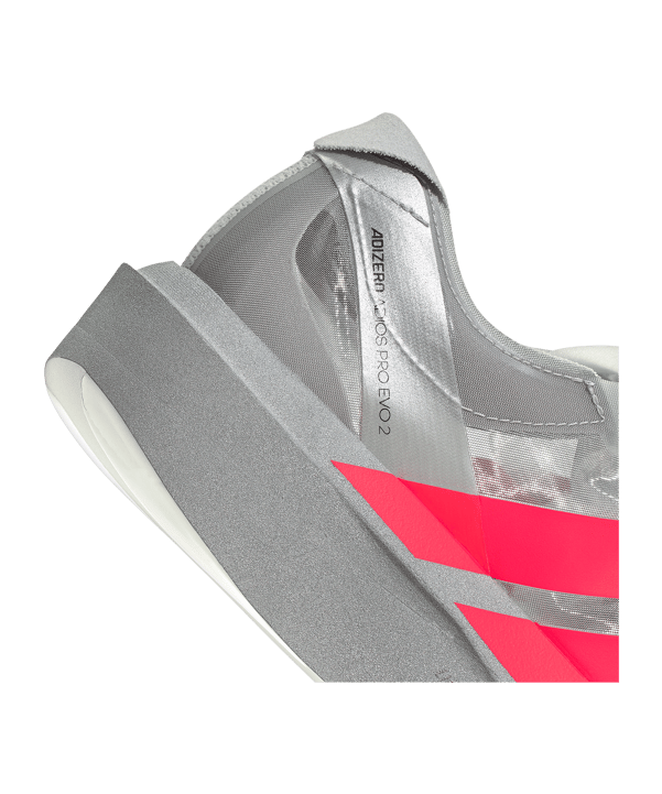adidas Adizero Adios Pro Evo 2 Laufschuh Silber - silber