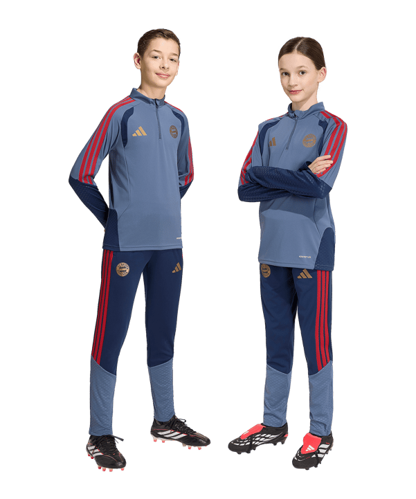 adidas FC Bayern München Trainingshose Kids Blau - blau