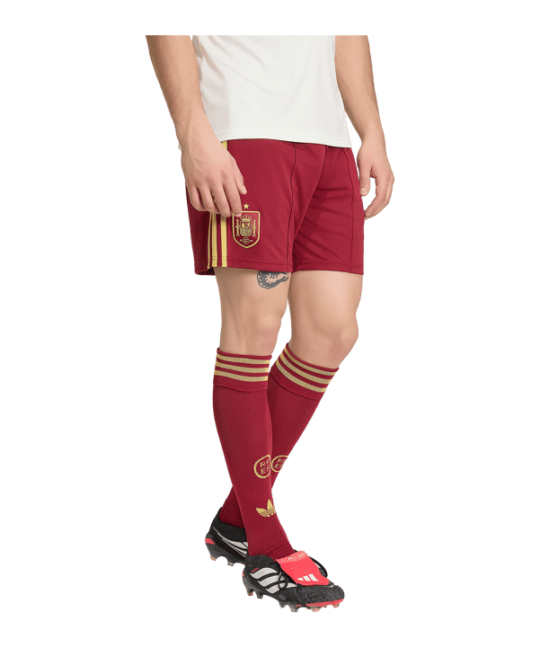 adidas FEF Spanien Short Away WM 2026 Rot - rot