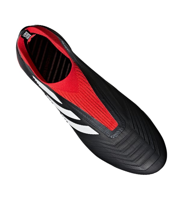 adidas Predator 18+ FG Schwarz Rot - schwarz