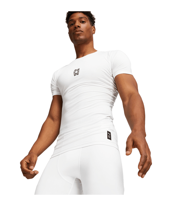 PUMA Hoops Team Baselayer T-Shirt F02 - weiss