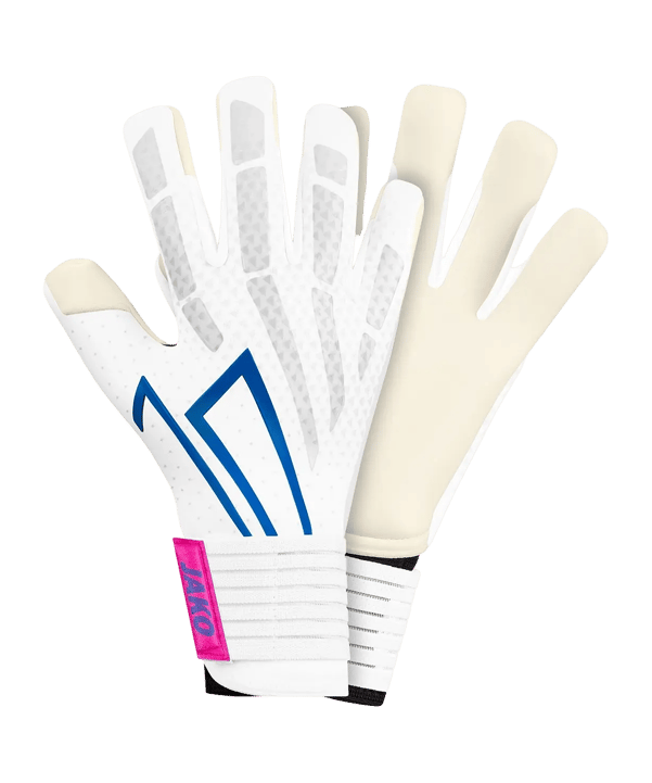 JAKO RS89 Team Hybrid Cut Gants de gardien de but Blanc C667 - blanc