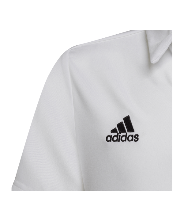 adidas Entrada 22 Poloshirt Kids Weiss - weiss