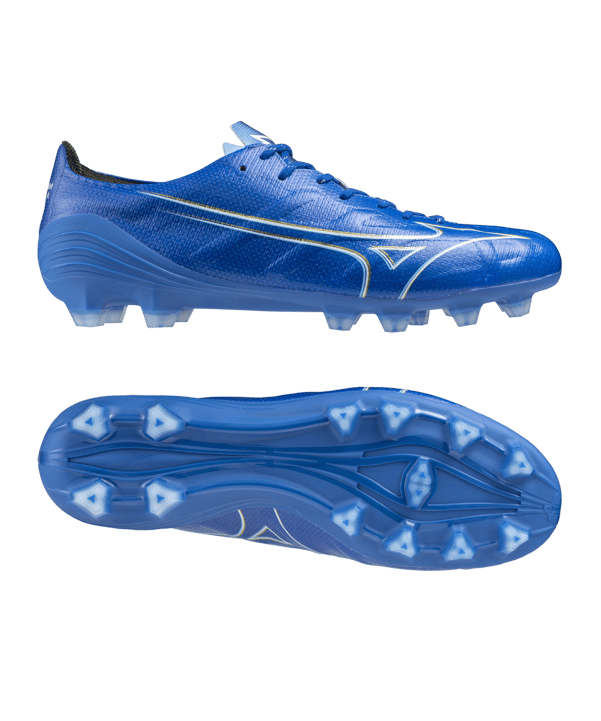 Mizuno Alpha Pro FG Mugen Blau Weiss F27 - blau