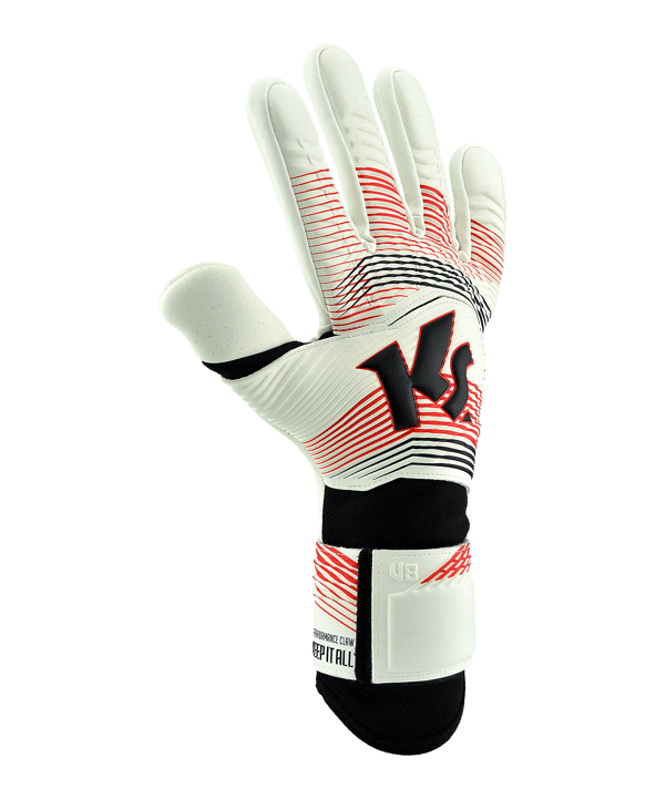 KEEPERsport Pro Elite NC Dominance Gants de gardien de but Blanc - blanc