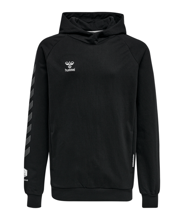 Hummel Move Grid Hoody Kids Schwarz F2001 - schwarz