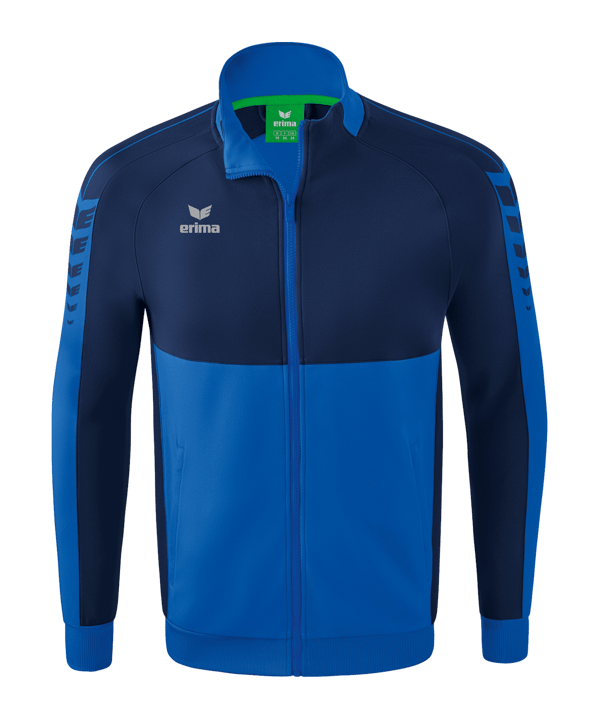 Erima Six Wings Trainingsjacke Kids Blau - blau