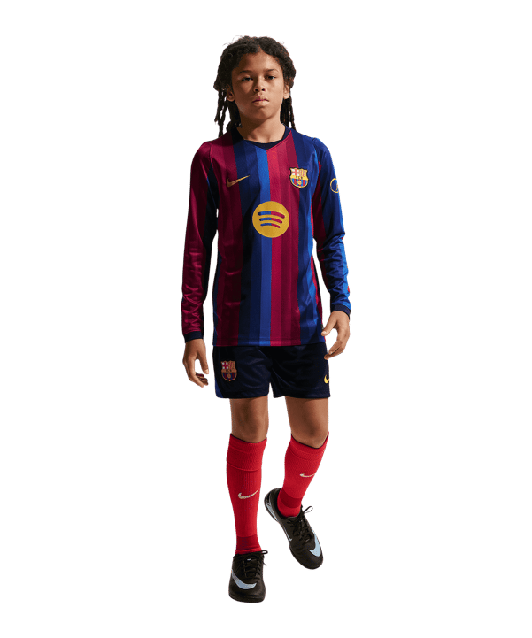 Nike FC Barcelone Maillot à manches longues Home 2026/2027 Enfants Rouge C623 - rouge