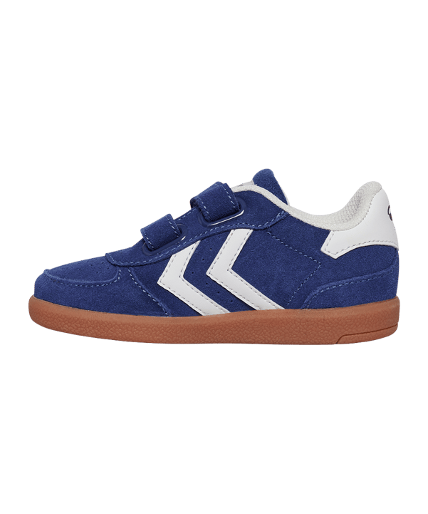 Hummel Victory Suede II Sneaker Kids Blau F7149 - blau