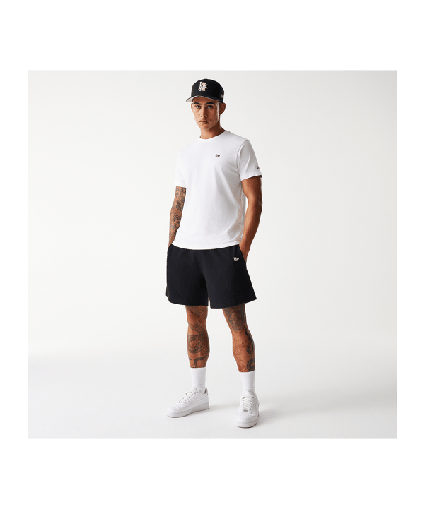 New Era MLB Los Angeles Dodgers Pique Short Schwarz - schwarz