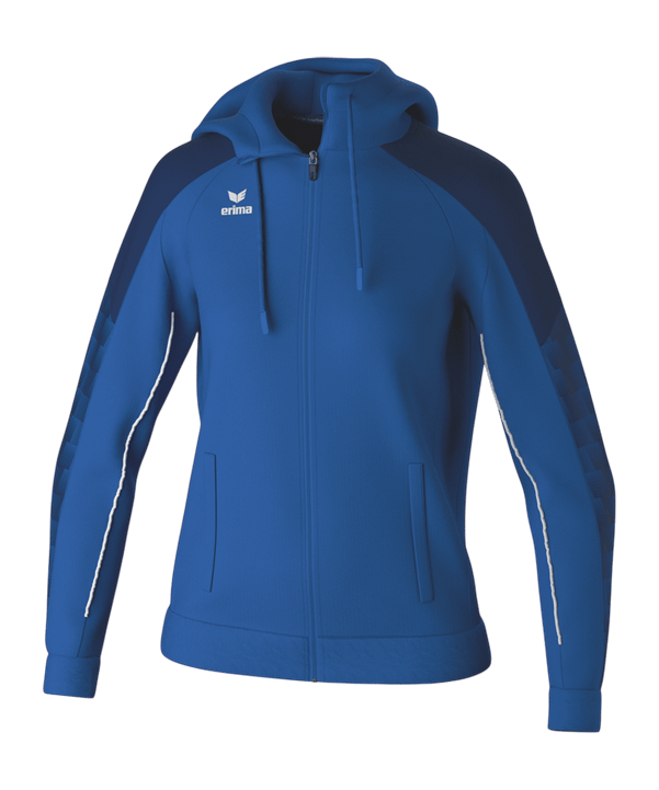 Erima Evo Star giacca con cappuccio donna blu - blu