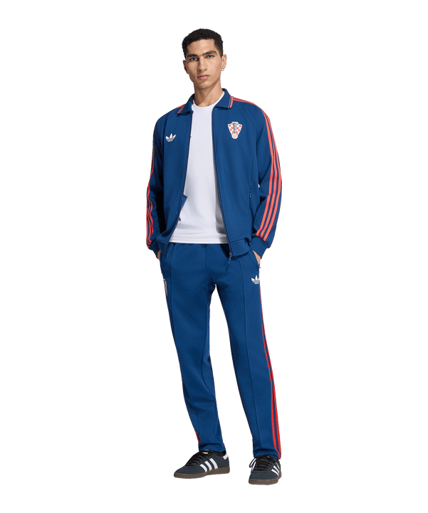 adidas Croazia Anthem Giacca Blu - blu
