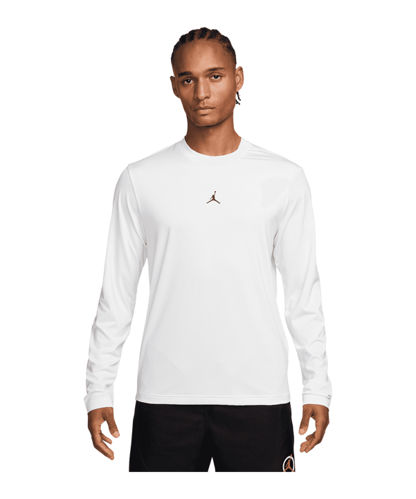 Jordan Sport Essential Longsleeve T-Shirt Weiß F100 - weiss
