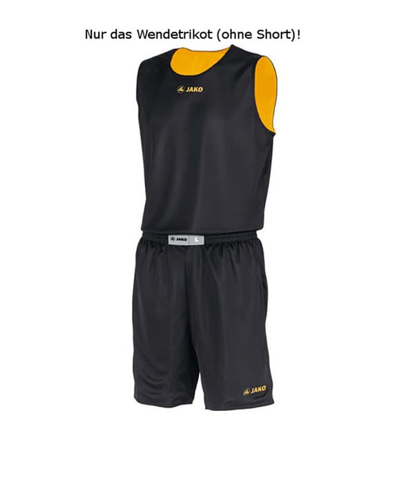 JAKO Wendetrikot Change Active Gelb Schwarz F03 - schwarz