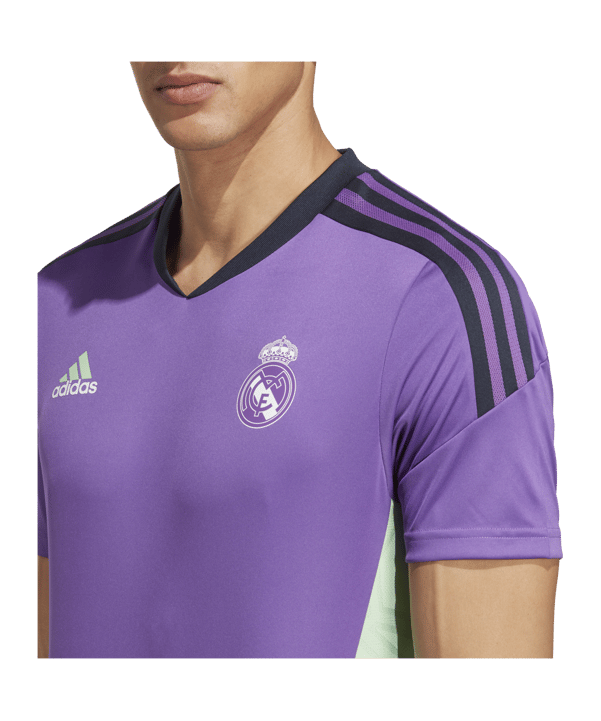 adidas Real Madrid Trainingsshirt Lila - lila