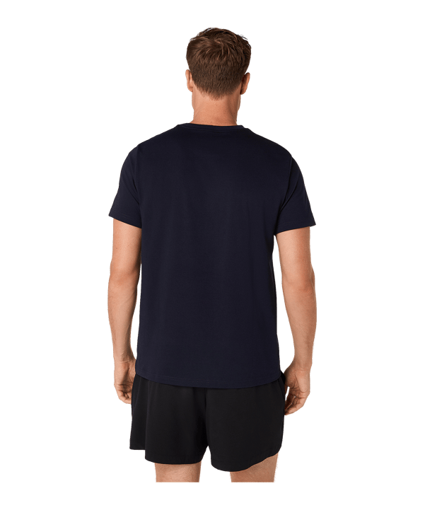 ASICS Spiral Embroidery T-Shirt Noir - noir