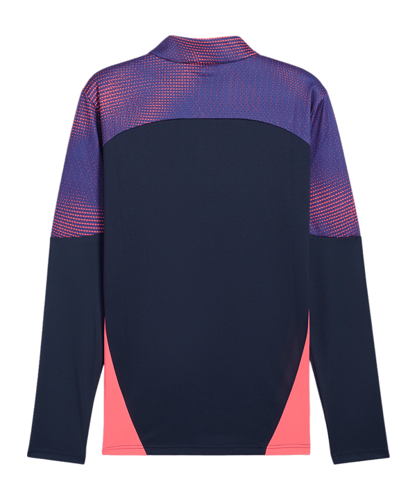 PUMA IndividualFinal 1/4 Zip Top Sweatshirt Blau Lila F01 - blau
