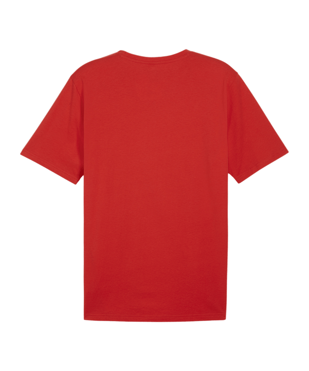 PUMA teamRISE Logo Trainingshirt Rot F01 - rot