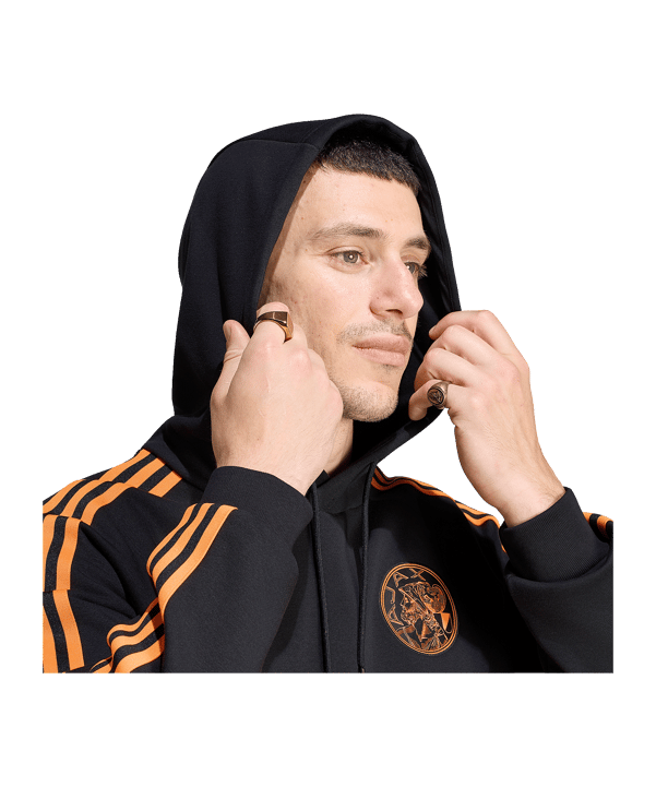 adidas Ajax Amsterdam Originals Hoody Nero - nero