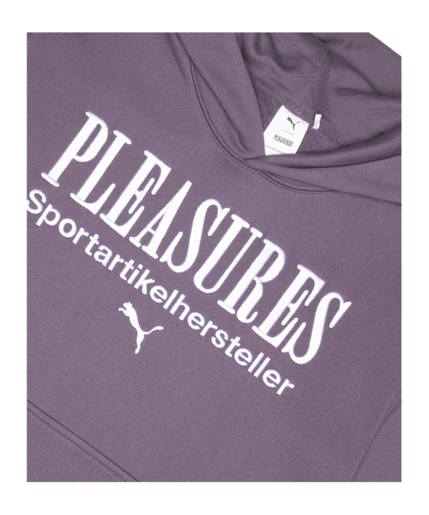 PUMA X Pleasures Graphic Hoody Lila F74 - lila
