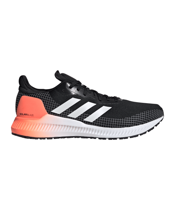adidas Solar Blaze M Running Schwarz Weiss - schwarz