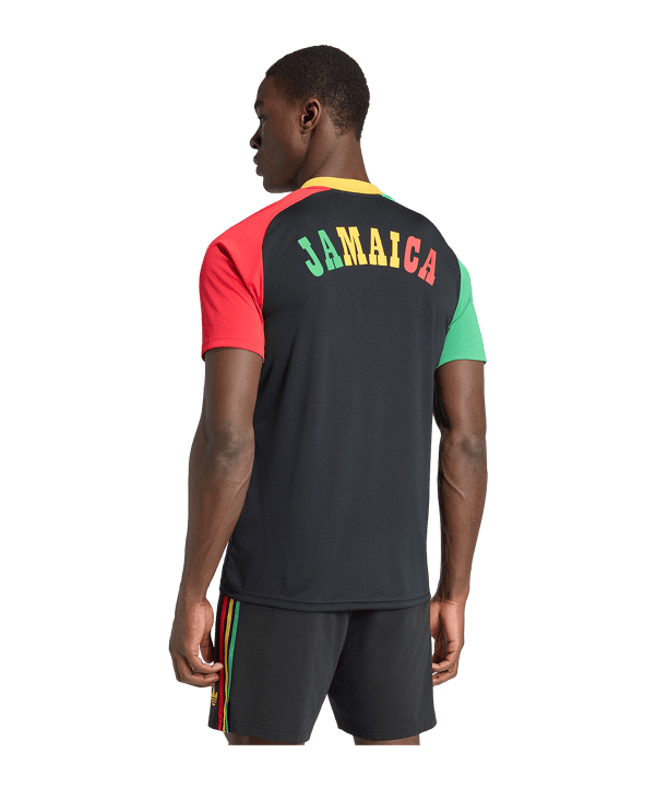 adidas JFF Jamaika Prematch Trikot Away WM 2026 Schwarz - schwarz