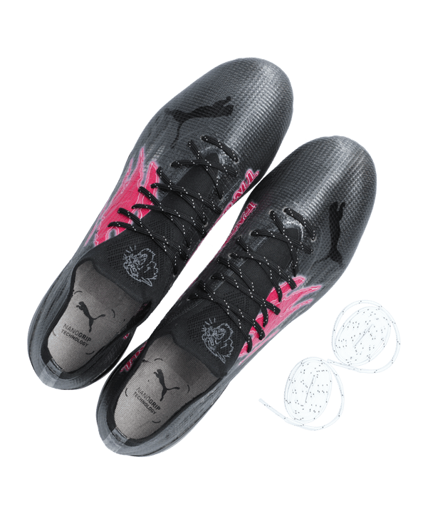 PUMA ULTRA 1.3 CYO Faster Football FG/AG Schwarz Pink F03 - schwarz