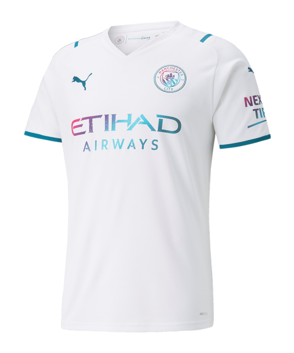 PUMA Manchester City Trikot Away 2021/2022 Weiss F02 - weiss