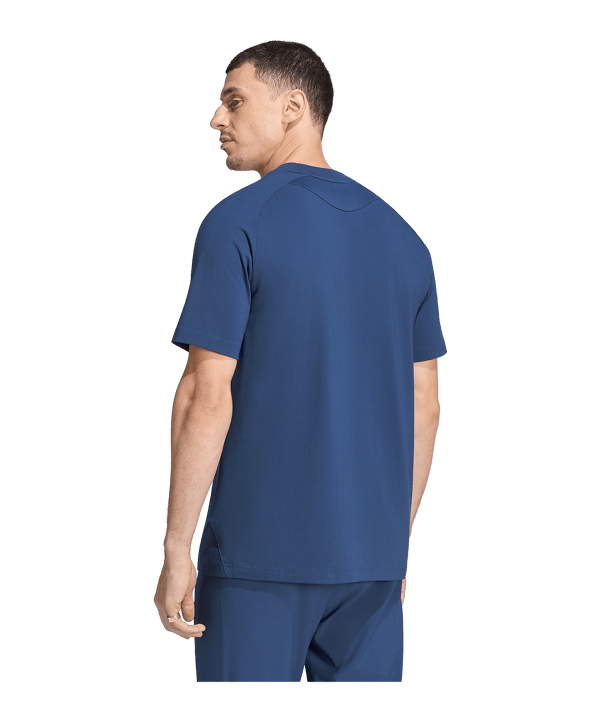 adidas Ajax Amsterdam Tiro Travel T-Shirt Blau