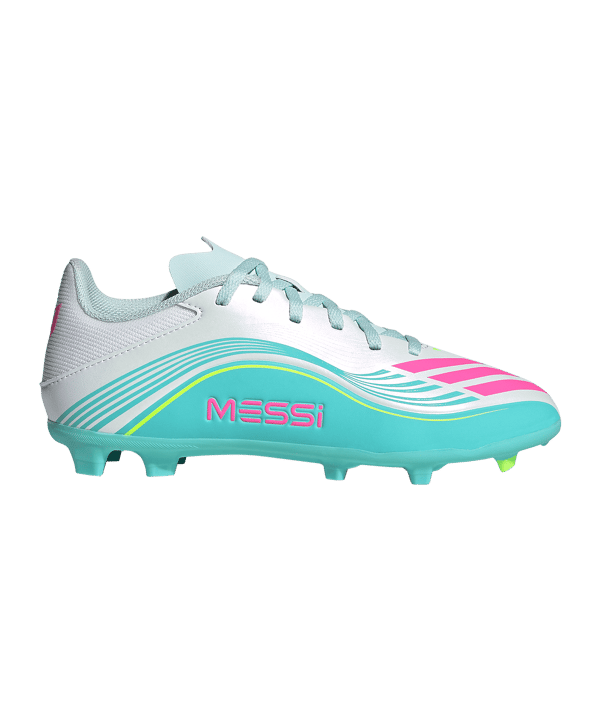 adidas F50 League FG/MG Messi Aurora Radiante Kids Weiß - weiss