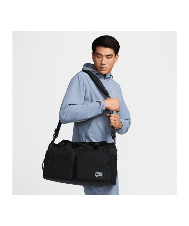 Nike Utility Power 2.0 Duffel Borsa Nero C010 - nero