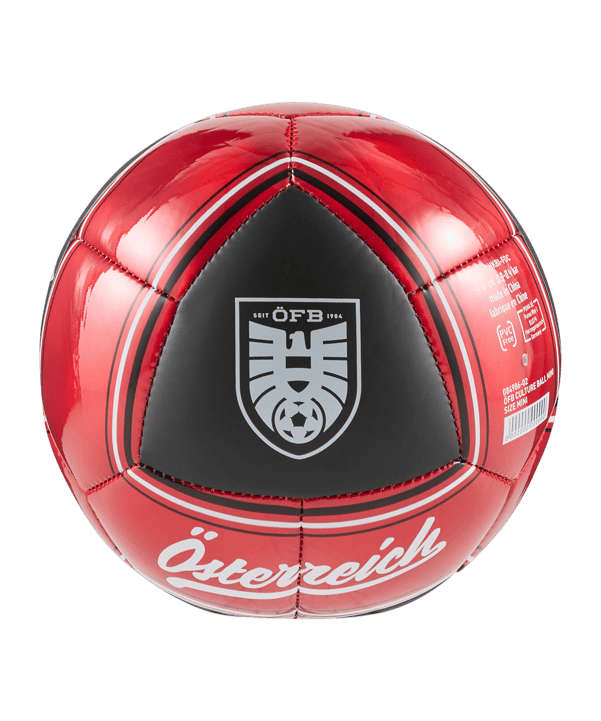 PUMA ÖFB Austria Culture Pallone mini Nero C02 - nero