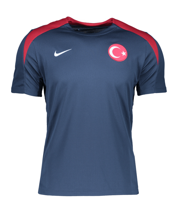 Nike Türkei Strike T-Shirt EM 2024 Grau Weiss F060 - grau
