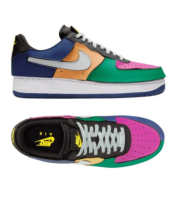 Nike Air Force 1/1 Schwarz Grau F001 - schwarz