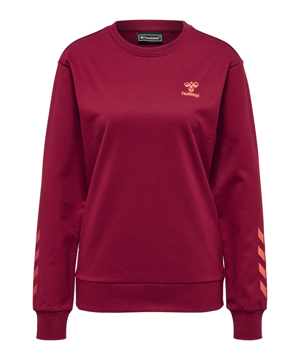 Hummel Offgrid Cotton Sweatshirt Damen Rot F3135 - rot