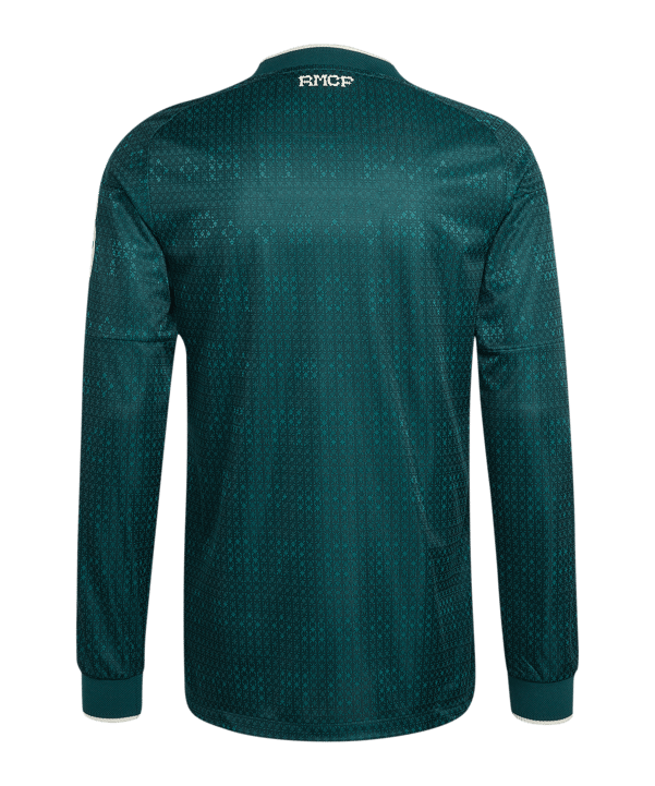adidas Real Madrid Authentic Maglia maniche lunghe Away 2026/2027 Verde - verde