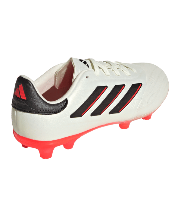 adidas COPA Pure 2 Elite FG Solar Energy Kids Weiss Schwarz Rot - weiss