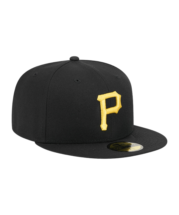 New Era MLB Pittsburgh Pirates Team Verbiage 59Fifty Cap Schwarz - schwarz