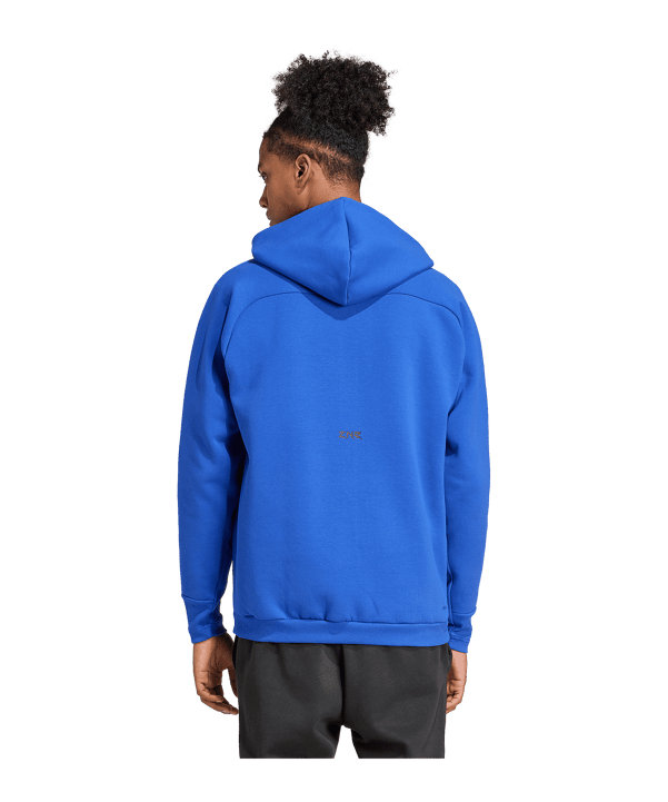 adidas Z.N.E. Premium Full-Zip Hooded Track Jacket Blue - blau