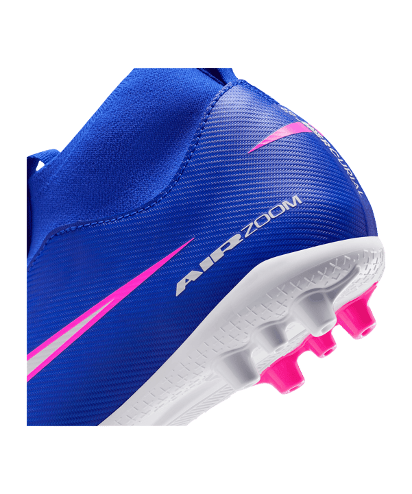 Nike Jr Air Zoom Mercurial Superlfy X Academy AG Attack Kids Blau F446 - blau