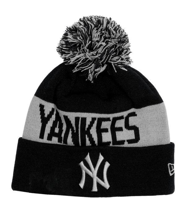 New Era New York Yankees Strickmütze Blau - schwarz