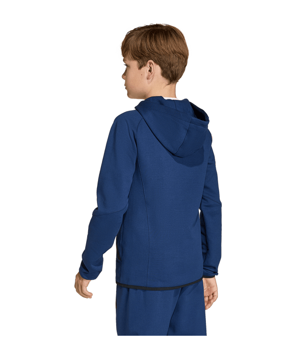 adidas Tiro Travel Jacke Kids Dunkelblau