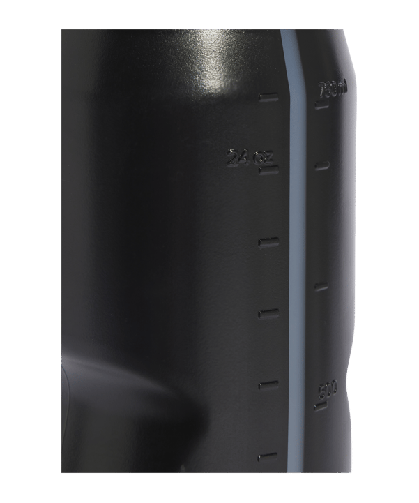 adidas Tiro Trinkflasche 750ml Schwarz Weiss - schwarz