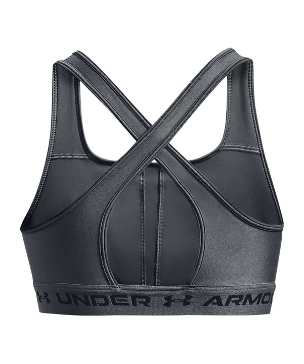 Under Armour Crossback Mid Reggiseno sportivo Donna Grigio C012 - grigio