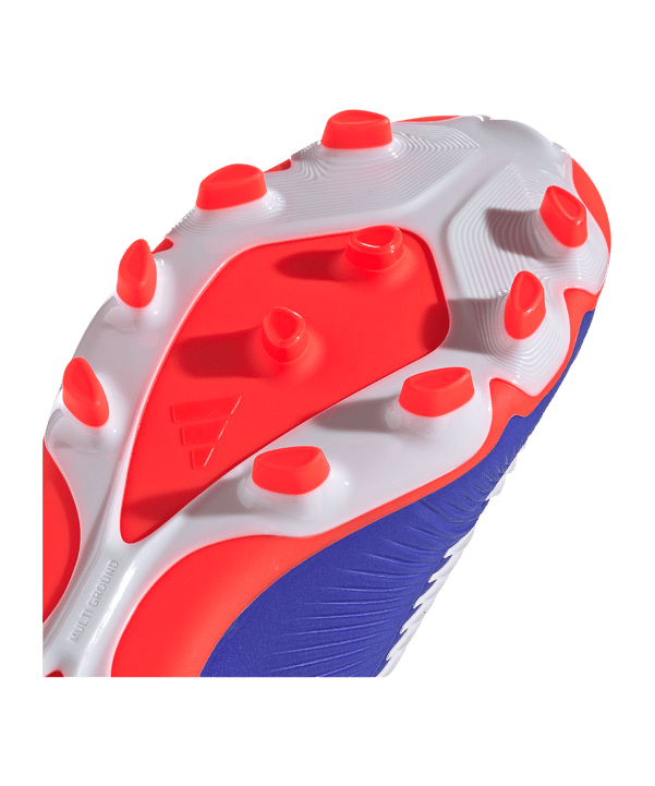 adidas Predator Pro MG Advancement Weiss Rot - weiss