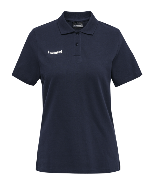 Hummel hmlGO Cotton Poloshirt Damen Blau F7026 - blau